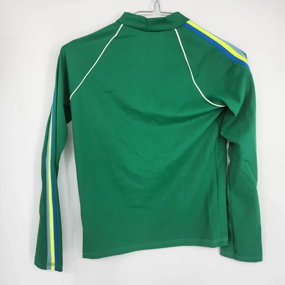 NWT Mini Boden 10-11 Year Green‎ Sun Safe Rash Vest NWT